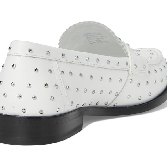 Nib Tory Burch Classic Stud Loafer CLOUD SILVER - Picture 4 of 5